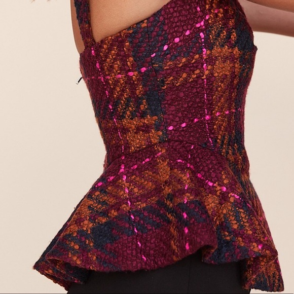 LPA Maria In Wine Pink Plaid - Picture 4 of 12